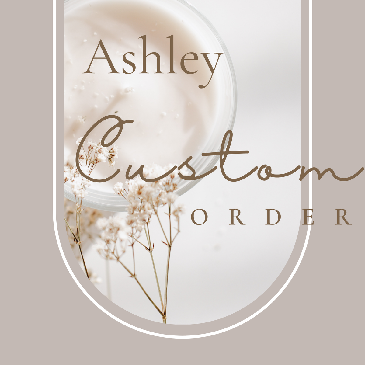 Custom Order For Ashley